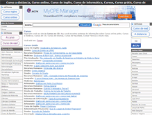 Tablet Screenshot of cursosnocd.com.br